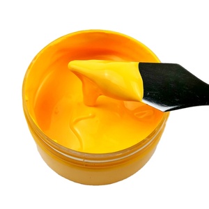 Kit de <span class=keywords><strong>peinture</strong></span> en acrylique avec plusieurs couches, Logo et culotte personnalisés, couleurs jaunes, 100ml - Product Image 1
