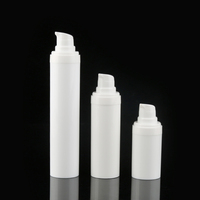 15ml 30ml 50ml bouteille en plastique cosmétique sans air PP lotion bouteille pompe à vendre