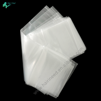 Sacs en plastique PP à bas prix pour extensions de cheveux, sacs d'emballage transparents à fermeture éclair pour mèches de cheveux