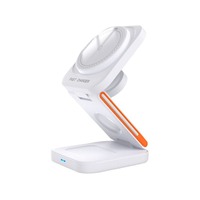 Support de chargeur sans fil pliable 3 en 1 Portable Fast Magnetic Multifunctional sans fil charging For Iphone desktop