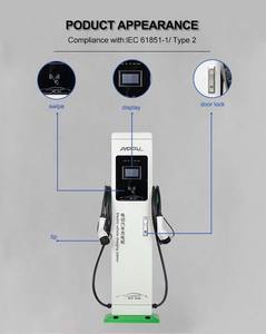 AMPPAL Nouvelle Station de Recharge AC pour Véhicules Électriques à Fixation au Sol, Double Connecteur, avec OCPP et POS - Product Image 4