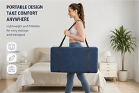 Matelas en mousse à mémoire de forme pliable Disian, lit d'appoint portable, tapis de sol pliable pour la maison et les voyages