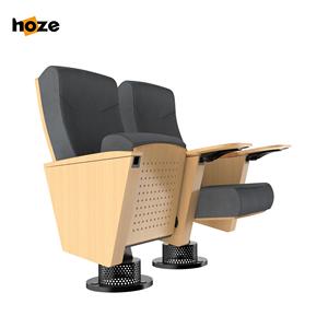 Meja dan Kursi Auditorium Lipat Modern Ergonomis Tahan Lama dengan Rangka Logam Paduan Aluminium untuk Bioskop dan Ruang Kuliah - Product Image 5