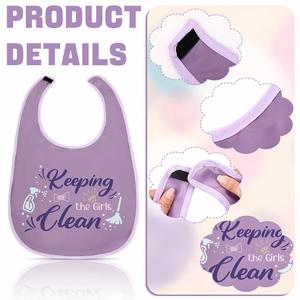 Bavoirs amusants pour adultes, en polyester, durables, réutilisables, lavables, protège-vêtements pour femmes et hommes, pour manger et s'alimenter - Product Image 2