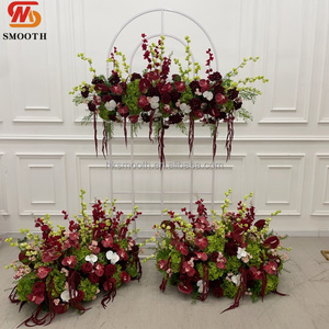 Arreglo Floral de Seda Morada Suave, Hecho a Mano, Romántico, Reutilizable, Bola de Flores, Camino de Mesa, Centro de Mesa para Bodas - Product Image 5
