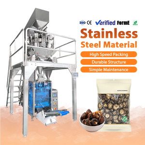 Machine automatique de remplissage et de scellage verticale en acier inoxydable, haute vitesse, pour l'emballage alimentaire, champignons, légumes séchés - Product Image 1