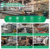 Usinage de profilés en aluminium de haute précision par perçage et fraisage CNC, OEM ODM, usinage CNC 5 axes, pièces de profilés en aluminium