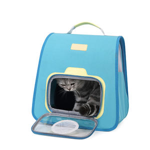 Yeni stil açık çanta taşınabilir kedi sırt çantası seyahat evcil hayvan sırt çantası büyük kapasiteli toptan yüksek kalite taşınabilir taşıyıcı - Product Image 3