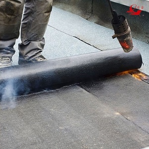 Membrane d'étanchéité bitumineuse modifiée SBS 3mm 4mm, feuille d'asphalte APP ignifuge pour l'étanchéité des toitures en béton - Product Image 1