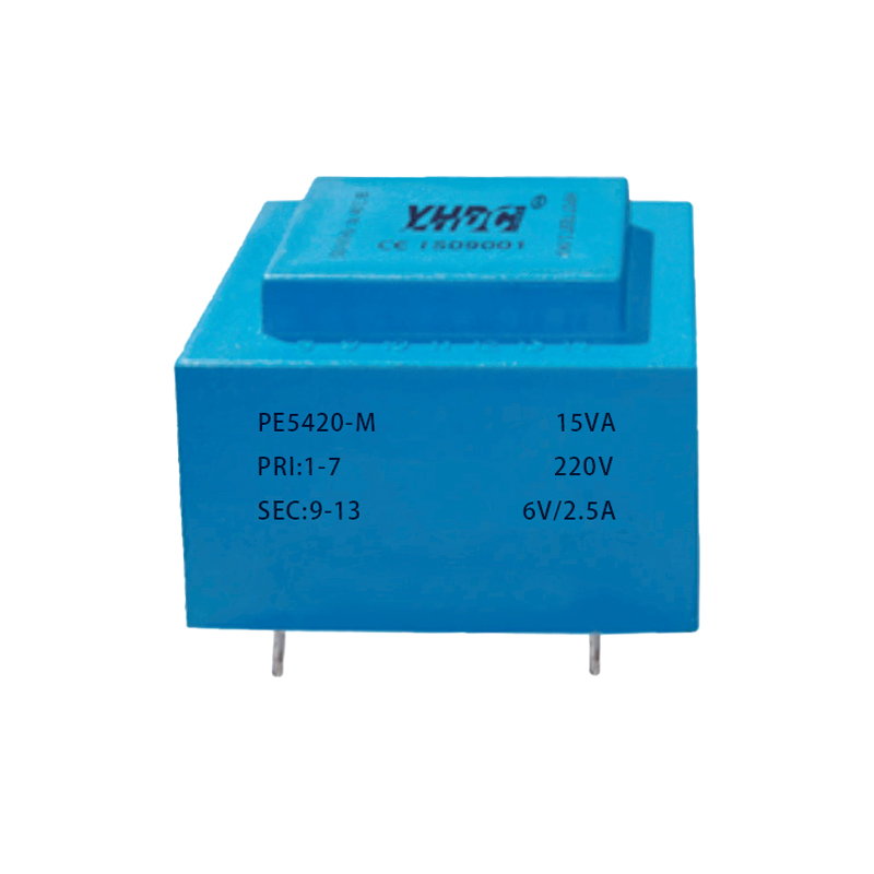 YHDC PE5420-M Epoxy Sealed PCB Mount Transformer 15VA 110/220/230/380V AC UL94-V0 CE/RoHS Certified Low Noise High Dielectric