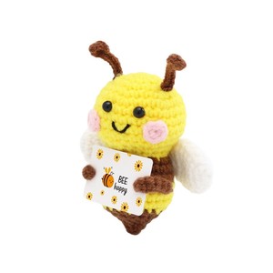 Muñeco de ganchillo de panda de hilo, serie de animales de punto, producto terminado de mono de hilo tejido, superventas transfronterizo - Product Image 4