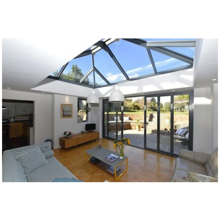 Tragaluz de techo de aluminio estándar australiano, ventana y puerta de aluminio deslizante