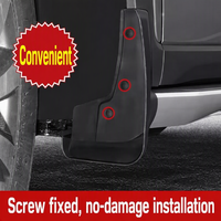 Garde-boue en plastique noir pour pneus de voiture, pour Jetour T1 Jetour Freedom 2025 avec clips