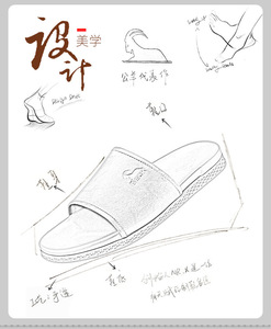 Sandales tongs décontractées pour hommes Ram 2025, nouvelle collection, semelle en cuir de vache, antidérapantes, pour l'intérieur et l'extérieur, chaussures décontractées d'été - Product Image 6