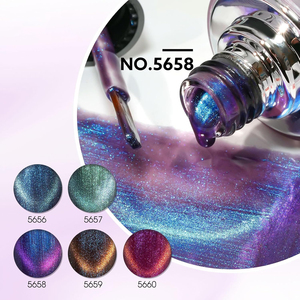 Nuevo Esmalte de Uñas en Gel con Brillo, 60 Colores, 10 ml, Sin TPO, Sin HEMA, Esmalte de Uñas en Gel con Efecto Ojo de Gato - Product Image 5