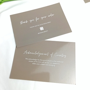 Cartes de remerciement de marque de haute qualité, cartes postales personnalisées imprimées recto-verso, cartes de remerciement professionnelles - Product Image 5