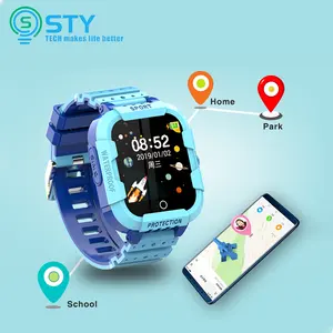 Ontwerp Df75 Smart Watch Tracker Veiligheid Kinderen Smart Watch Q12 Met Emergency Sos Call Kids Cadeau