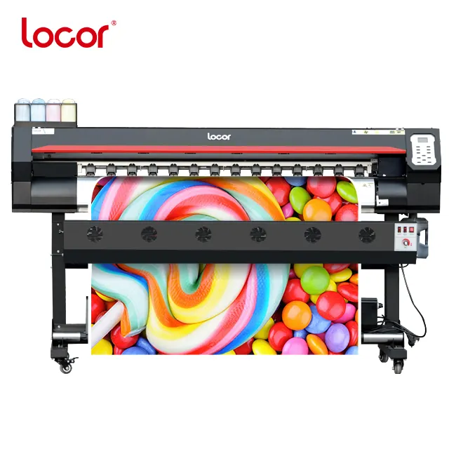 제조업체 새로운 스타일 Locor 1.6m 5ft 와이드 포맷 디지털 핫 세일 에코 솔벤트 프린터 XP600 프린트 헤드