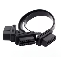 Cable de extensión de 16 pines macho a hembra para diagnóstico: Permite la compatibilidad con una amplia gama de dispositivos OBD2