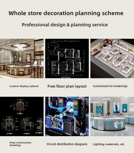 Armoire à bijoux en <span class=keywords><strong>bois</strong></span> avec porte miroir coulissante pleine longueur et éclairage LED - Parfaite pour les présentoirs de centres commerciaux et les vitrines de magasins - Product Image 6