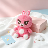 Jouets en peluche super doux personnalisés, mascottes d'entreprise, ornements, poupées en coton, figurines en peluche de dessins animés, logo imprimé transfrontalier