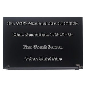 หน้าจอ LCD สีน้ำเงินขนาด <span class=keywords><strong>15</strong></span>.6 นิ้ว สำหรับเปลี่ยนใส่แล็ปท็อป ASUS <span class=keywords><strong>Vivobook</strong></span> <span class=keywords><strong>Pro</strong></span> <span class=keywords><strong>15</strong></span> รุ่น K6502V/VJ/VU/VV  ชุดจอแสดงผลแบบประกอบสำเร็จ (ไม่รวมจอ) - Product Image 2