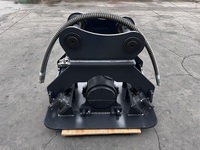 Compacteur de plaques hydraulique 3-40 tonnes, accessoire compacteur de sol vibrant pour excavatrice, option personnalisée CE OEM, garantie 1 an, moteur