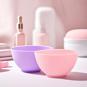 Fabricant d'outils de beauté faits <span class=keywords><strong>maison</strong></span> <span class=keywords><strong>pour</strong></span> le bricolage Bol de <span class=keywords><strong>masque</strong></span> facial en silicone Bols à mélanger de qualité supérieure - Product Image 2