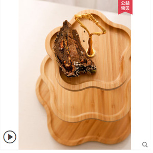 Bandeja de frutas de varios niveles de madera, bandeja de aperitivos de 3 capas para fiestas de té y uso en hoteles - Product Image 2