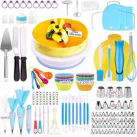 OEM 320 Pièces/Ensemble Kits de Décoration de Gâteaux Professionnels Support à Gâteaux Décoratif Moule en Silicone pour Pâtisserie