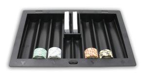 Plateau de Poker en plastique, <span class=keywords><strong>Blackjack</strong></span> ou Other de Poker, plateforme pour revendeur de Table, 350 pièces - Product Image 3