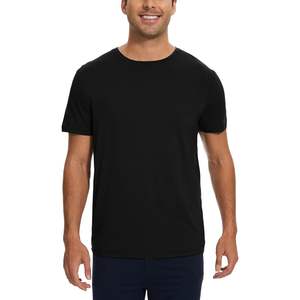 Camiseta de Dormir Personalizada para Hombre, de Viscosa de Bambú, Manga Corta, Estilo Básico, para Verano - Product Image 1