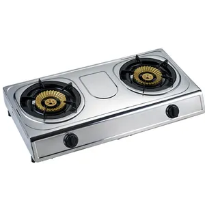 Stainless Steel Double Burner Stainless steel Cooker Gas Burner Gas Stove