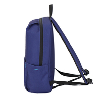 Sac à dos carré classique léger de 10 L, ergonomique et rembourré, sac d'école de couleur unie, sac à dos décontracté pour étudiants unisexes