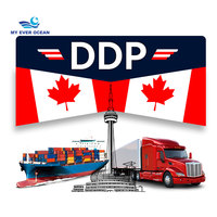 Ever Ocean Ddp porte à porte 20 pieds 40 pieds Toronto transitaire conteneur taux de fret Agent de la Chine vers le Canada expédition États-Unis