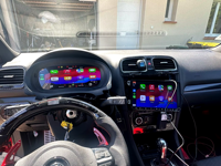Tableau de bord LCD Krando 12,3 pouces pour Volkswagen VW Golf 6 6R 6 GTI 2009 - 2014, système LINUX 1:1