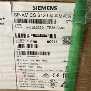 MÓDULO DE LINHA BÁSICA Original S120 3PH 380-480V 50/60Hz 250kW Inversor 6SL3330-1TE35-3AA3 - Product Image 2