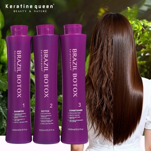 Kit de Tratamiento de Queratina Bio para Reparación Intensa del Cabello, Tratamiento Orgánico para Suavizar el Cabello con Proteínas, Sin Formaldehído, para Cabello Dañado - Product Image 1