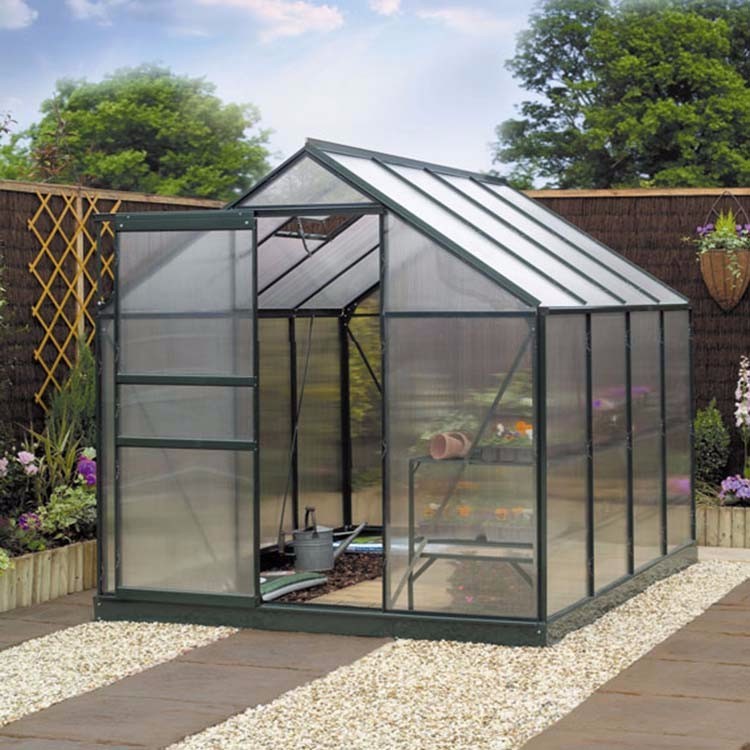 Aluminium Waterproof Polycarbonate Garden Greenhouse Easy