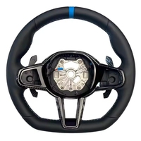 Roda kemudi olahraga CS Nappa kulit, Aksesori Mobil untuk BMW 3 4 5 Series G01 G20 G21 G80 G81 G22 G23 G26 G30 G32 G87 G80