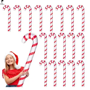 Helen Seasonal Bestselling Christmas Canes Outdoor giant inflatable candy bars Birthday candy Christmas canes decorated