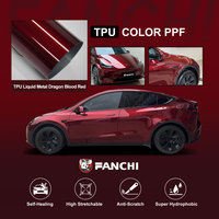 Films de protection de peinture automobile en TPU liquide auto-cicatrisant, couleur métallique, 7,5 mil, extensible, surface brillante
