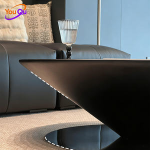 <span class=keywords><strong>Table</strong></span> <span class=keywords><strong>basse</strong></span> en fibre de verre de style minimaliste français, nouvelle conception suspendue, petit appartement, conique, élégante, extraordinaire, en forme de soucoupe volante - Product Image 5