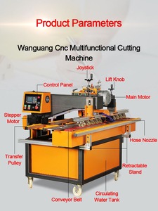 Wet Saw <b>Stone</b> Slab Automatic <b>Stone</b> <b>Cutting</b> <b>Machine</b> Marble 45 Degrees Multi-purpose Tile Grooving PLC-controlled Motor Pump Gear - Product Image 6