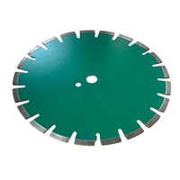 Lame diamantée verte de 14 pouces soudée au laser pour béton avec protection anti-déchirure |   Utilisation sèche/humide