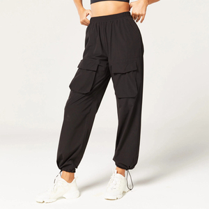 Pantaloni Cargo da <span class=keywords><strong>donna</strong></span> nuovi arrivi pantaloni sportivi <span class=keywords><strong>neri</strong></span> da <span class=keywords><strong>Joggers</strong></span> elasticizzati a 4 vie pantaloni Super leggeri da <span class=keywords><strong>donna</strong></span> - Product Image 2