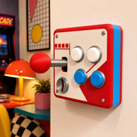 Cache-joystick rétro coloré, décoration murale créative pour la maison et la chambre