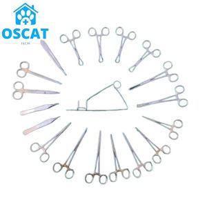 Equipo veterinario reutilizable para perros OSCAT EX-46, instrumentos quirúrgicos veterinarios que incluyen fórceps para el cuidado de mascotas - Product Image 1