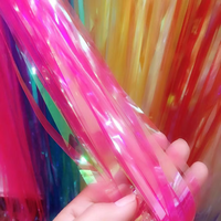Rideau de Pluie Coloré en Plastique – Décoration de Fête Durable pour Intérieur – Toile de Fond pour Anniversaire, Mariage, Remise de Diplôme