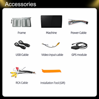 Autoradio universel 1Din 2 Din 7'' 9'' 10'' Lecteur multimédia vidéo Apple CarPlay Android Auto Écran tactile MP5 GPS Navi WIFI BT